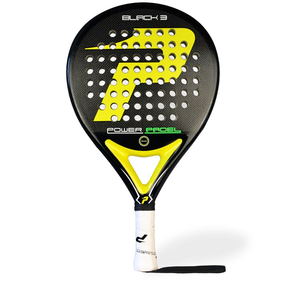 Power Padel Black 3 Yellow New